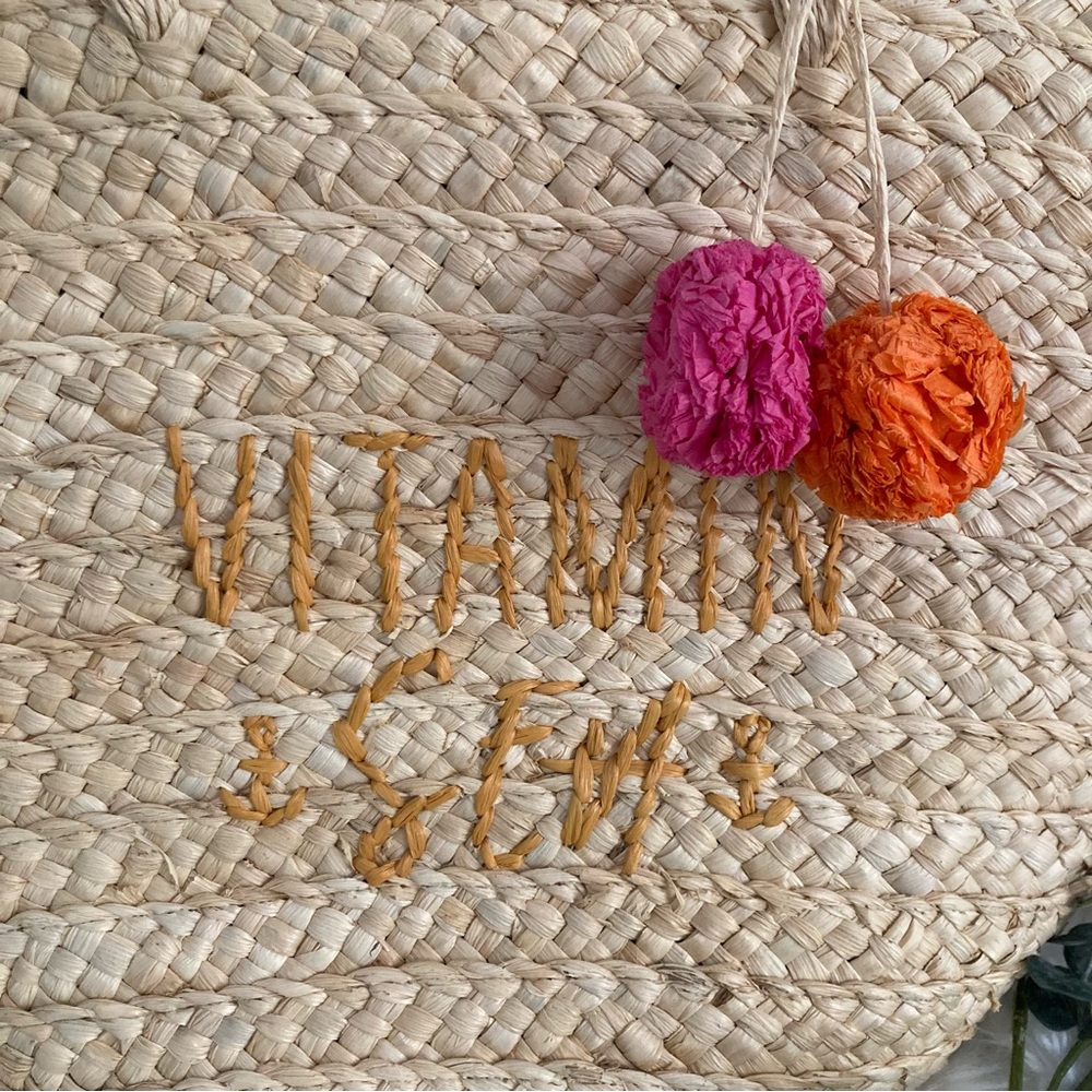MIMI PREMIUM COLLECTION VITAMIN SEA STRAW INSULATED/COOLER BAG WITH TASS… - Picture 3 of 10